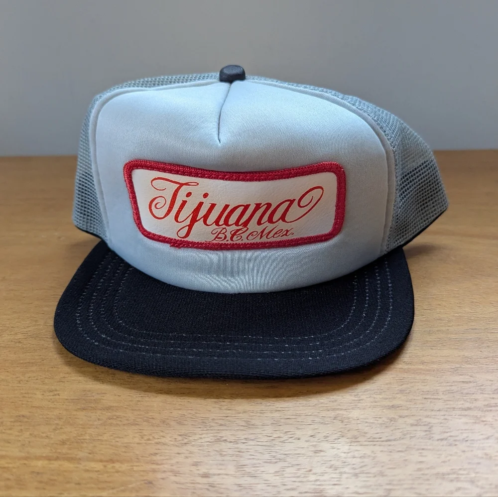 Vintage‎ 80s Tijuana Mexico Tourist Trucker Hat Snapback